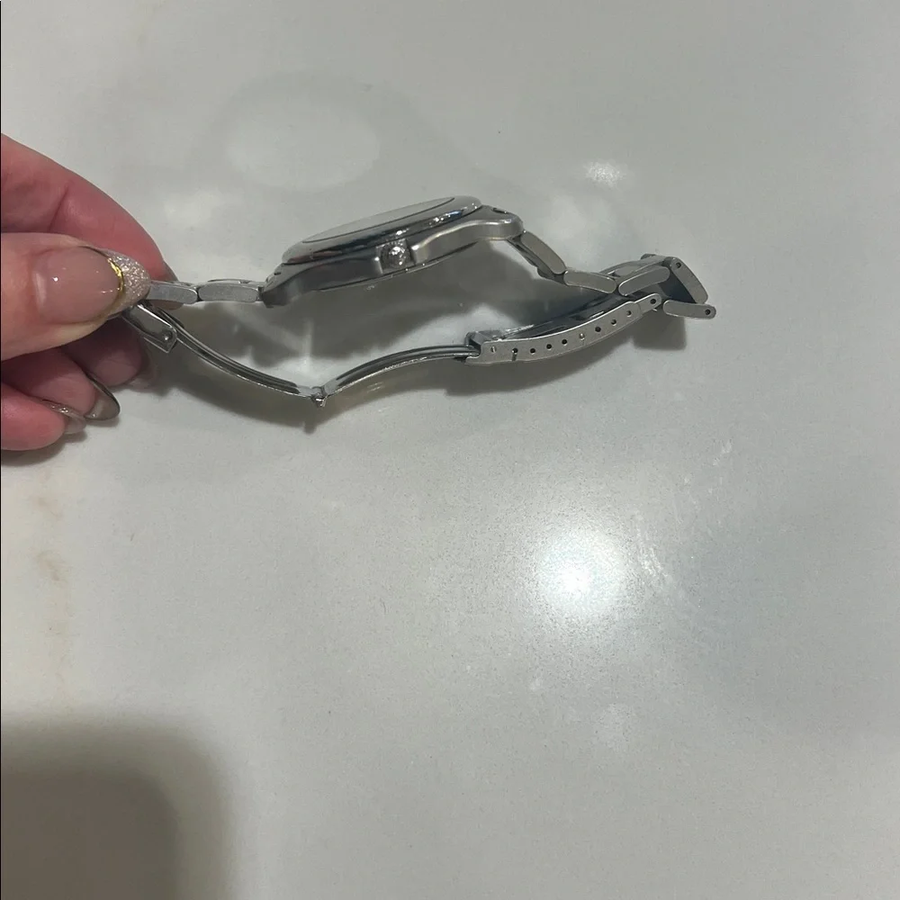 Swiss Army Silver with White Dial Watch - Picture 2 of 3